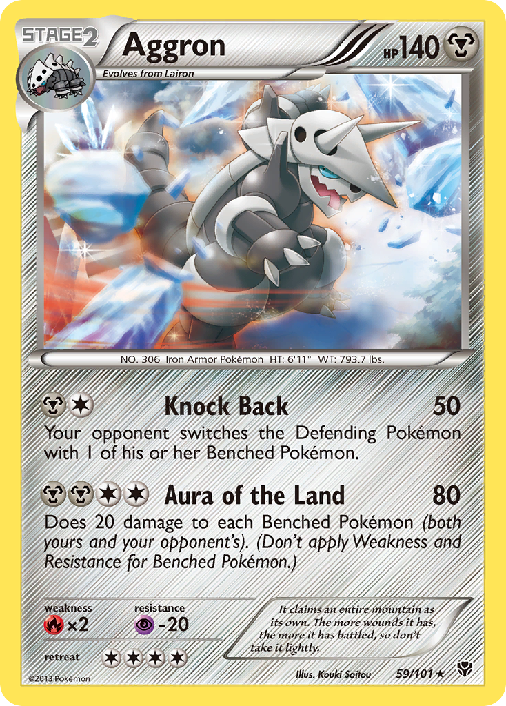 Aggron (59/101) [Black & White: Plasma Blast] | Pegasus Games WI