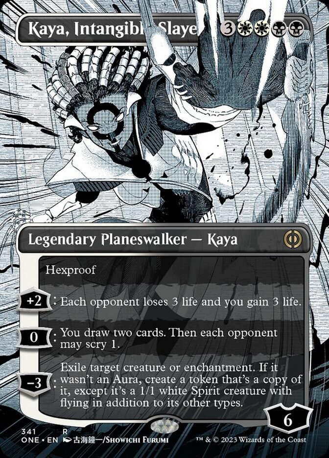 Kaya, Intangible Slayer (Borderless Manga) [Phyrexia: All Will Be One] | Pegasus Games WI