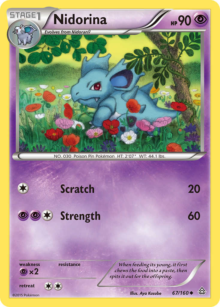 Nidorina (67/160) [XY: Primal Clash] | Pegasus Games WI