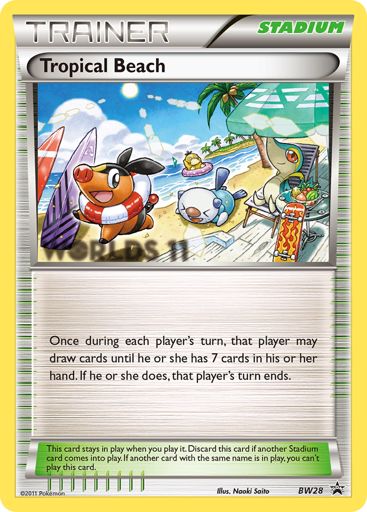 Tropical Beach (BW28) [Black & White: Black Star Promos] | Pegasus Games WI