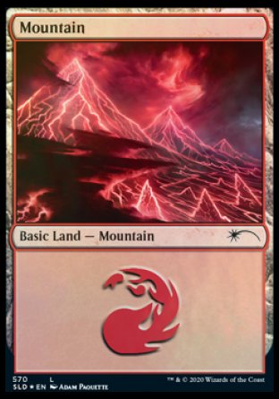 Mountain (Lightning) (570) [Secret Lair Drop Promos] | Pegasus Games WI