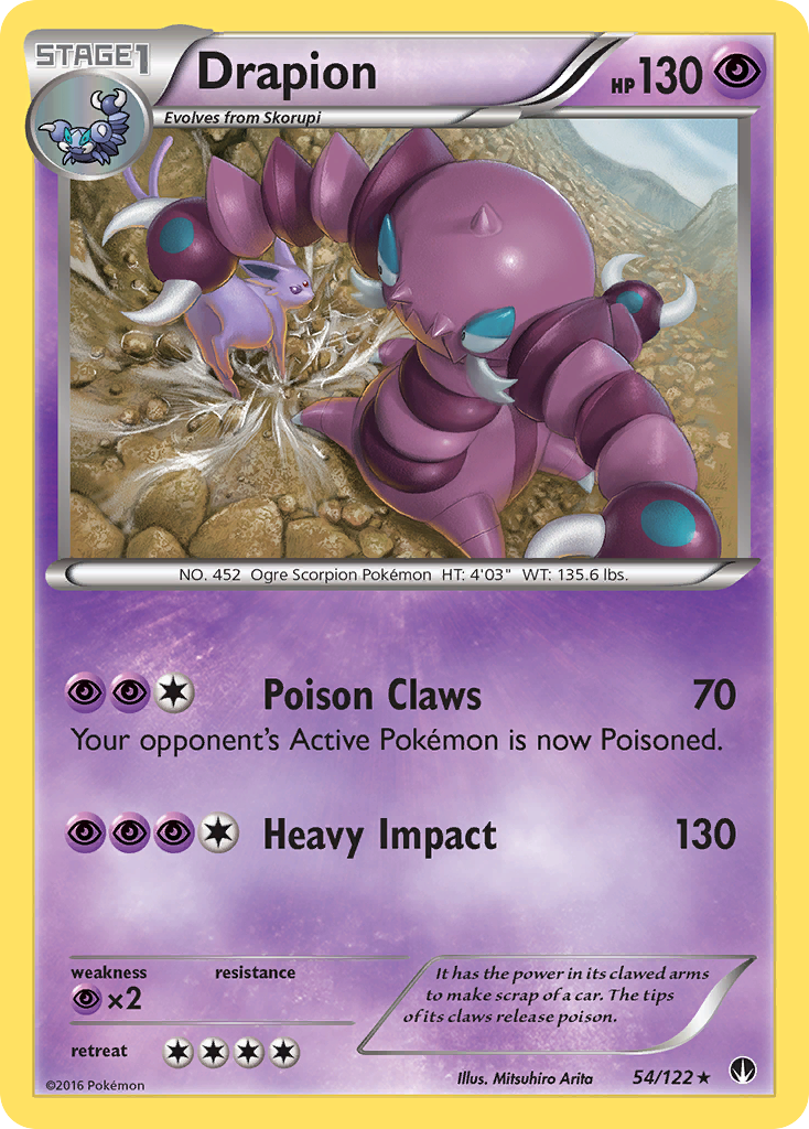 Drapion (54/122) [XY: BREAKpoint] | Pegasus Games WI