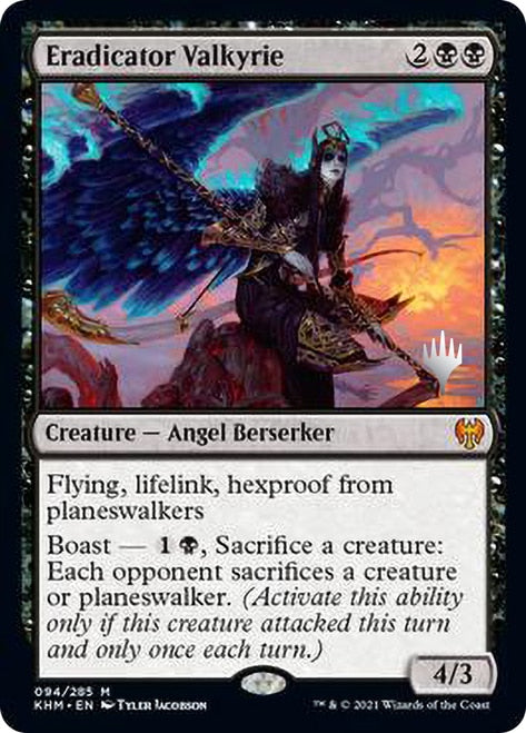 Eradicator Valkyrie (Promo Pack) [Kaldheim Promos] | Pegasus Games WI