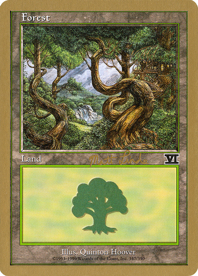 Forest (ml347b) (Matt Linde) [World Championship Decks 1999] | Pegasus Games WI