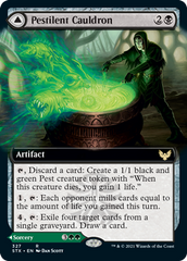 Pestilent Cauldron // Restorative Burst (Extended Art) [Strixhaven: School of Mages] | Pegasus Games WI