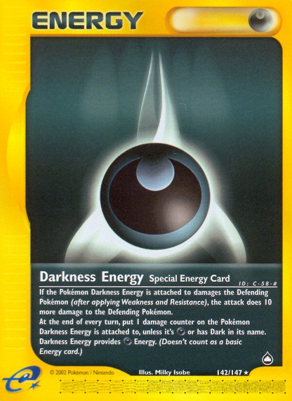 Darkness Energy (142/147) [Aquapolis] | Pegasus Games WI