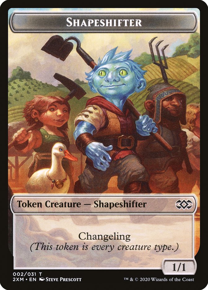 Servo // Shapeshifter Double-Sided Token [Double Masters Tokens] | Pegasus Games WI