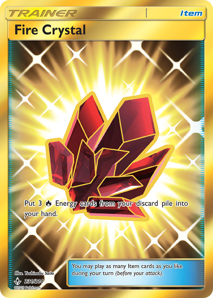 Fire Crystal (231/214) [Sun & Moon: Unbroken Bonds] | Pegasus Games WI