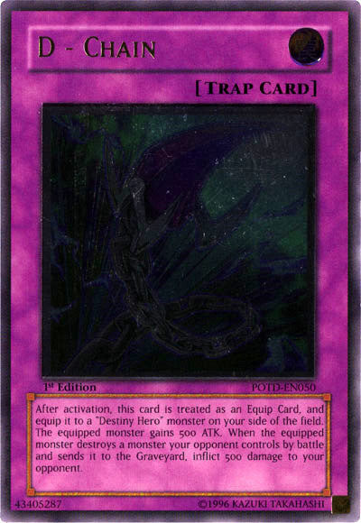 D - Chain (UTR) [POTD-EN050] Ultimate Rare | Pegasus Games WI