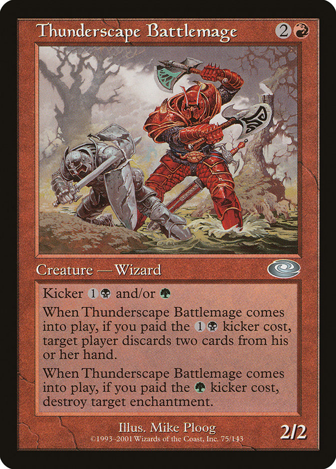 Thunderscape Battlemage [Planeshift] | Pegasus Games WI