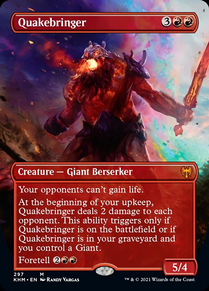 Quakebringer (Borderless Alternate Art) [Kaldheim] | Pegasus Games WI