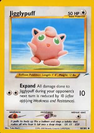 Jigglypuff (44/105) [Neo Destiny Unlimited] | Pegasus Games WI