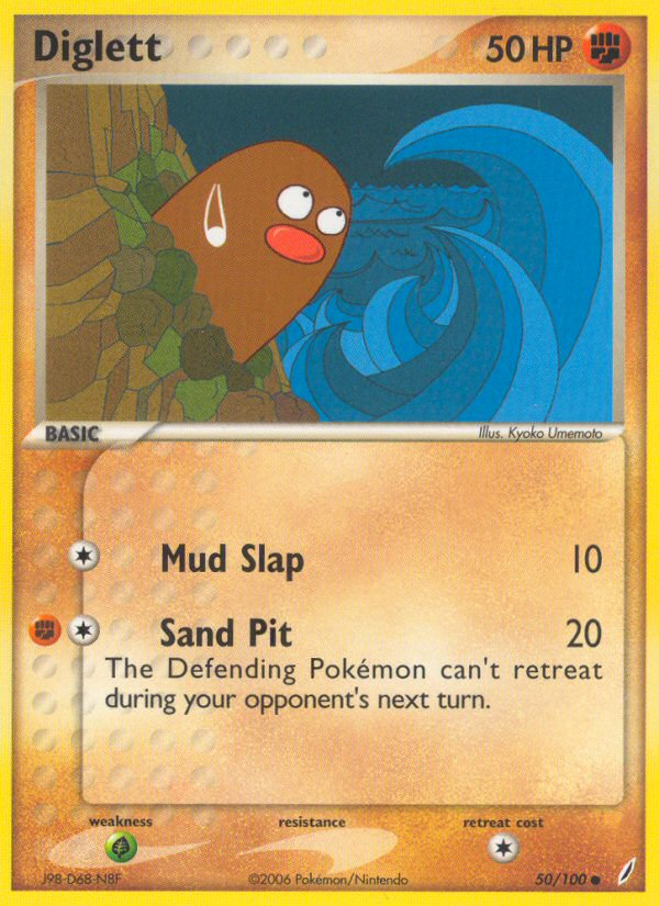Diglett (50/100) [EX: Crystal Guardians] | Pegasus Games WI