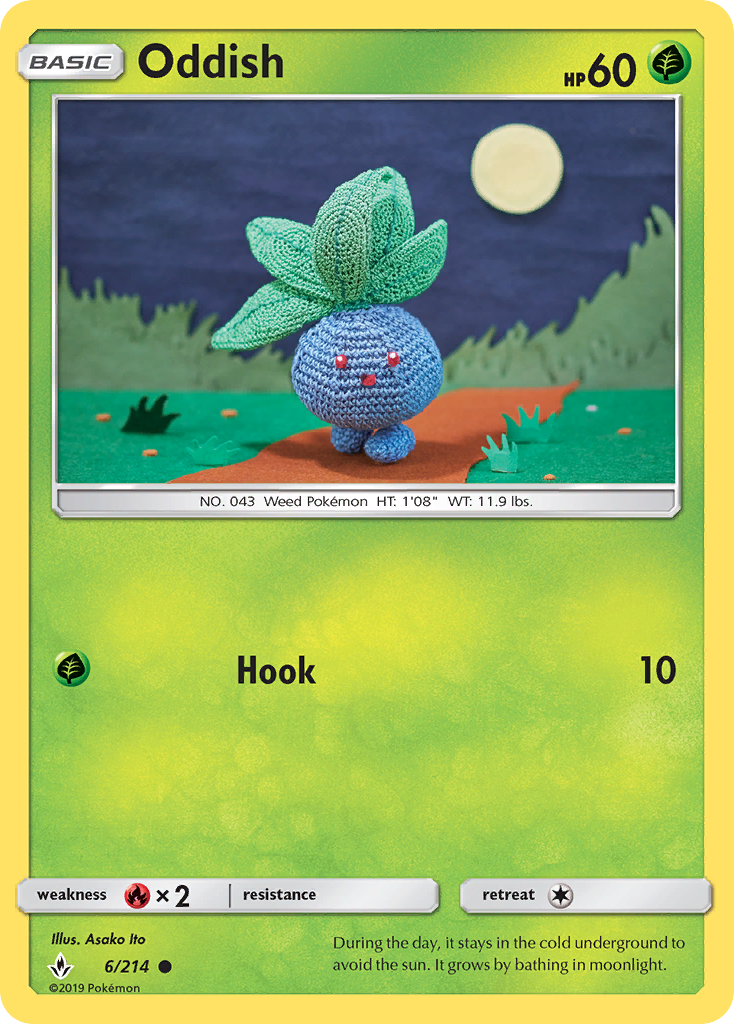 Oddish (6/214) [Sun & Moon: Unbroken Bonds] | Pegasus Games WI