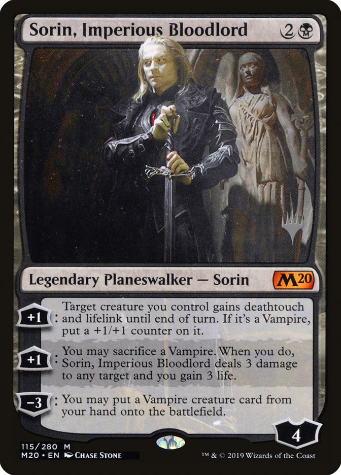 Sorin, Imperious Bloodlord (Promo Pack) [Core Set 2020 Promos] | Pegasus Games WI