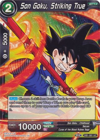 Son Goku, Striking True (DB1-081) [Dragon Brawl] | Pegasus Games WI