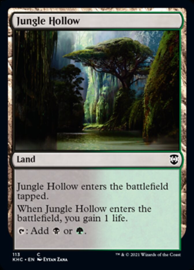 Jungle Hollow [Kaldheim Commander] | Pegasus Games WI