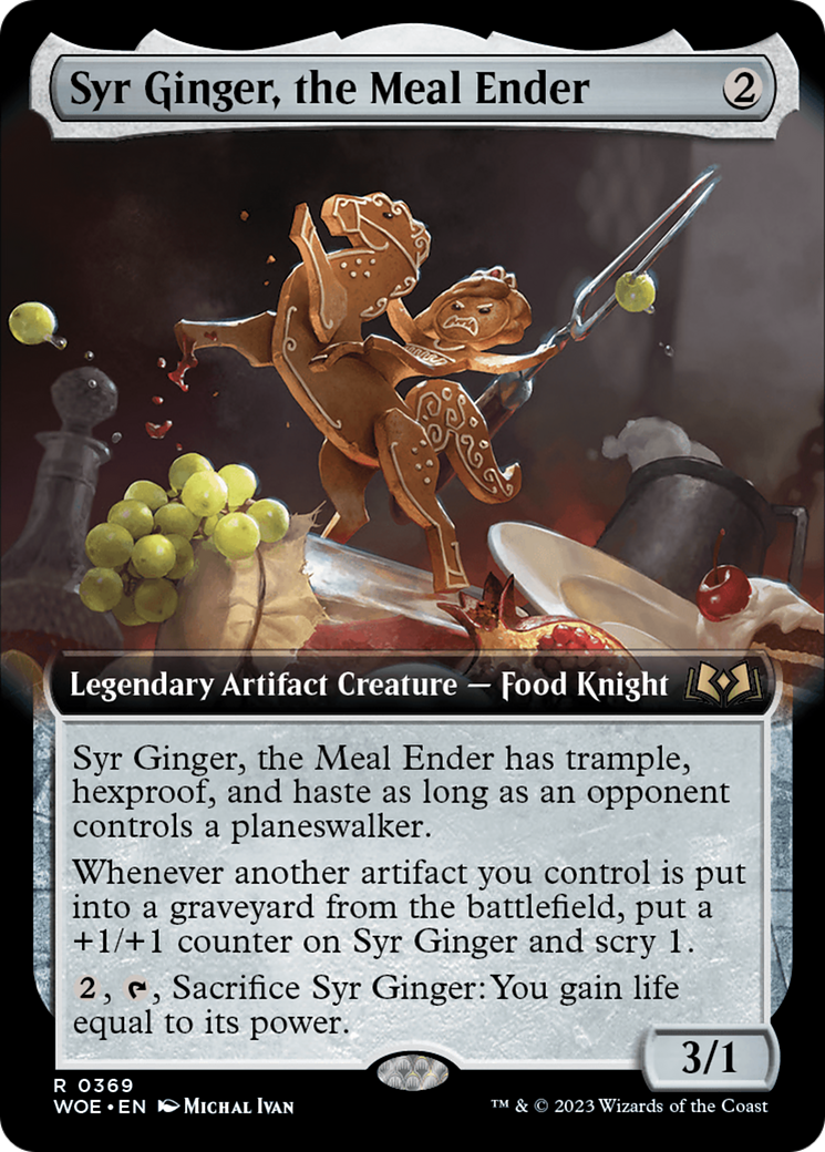 Syr Ginger, the Meal Ender (Extended Art) [Wilds of Eldraine] | Pegasus Games WI