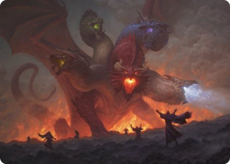 Tiamat Art Card [Dungeons & Dragons: Adventures in the Forgotten Realms Art Series] | Pegasus Games WI