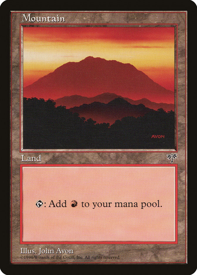 Mountain (Red Signature) [Mirage] | Pegasus Games WI