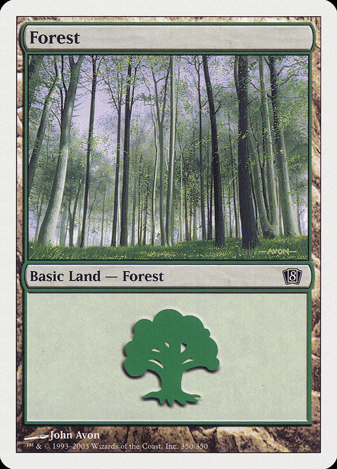 Forest (350) [Eighth Edition] | Pegasus Games WI