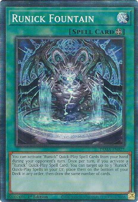 Runick Fountain [TAMA-EN027] Collector's Rare | Pegasus Games WI