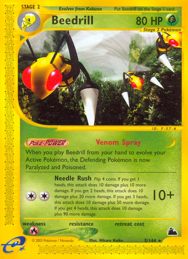 Beedrill (5/144) [Skyridge] | Pegasus Games WI