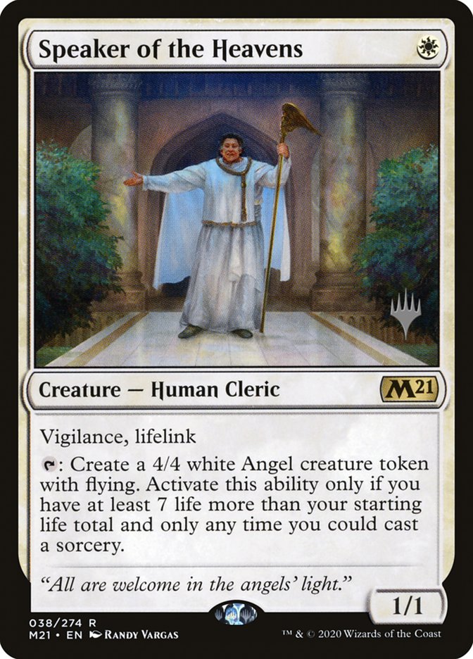 Speaker of the Heavens (Promo Pack) [Core Set 2021 Promos] | Pegasus Games WI