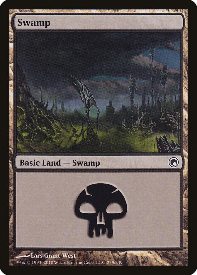 Swamp (239) [Scars of Mirrodin] | Pegasus Games WI