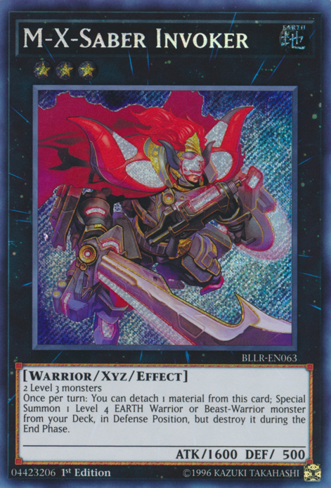 M-X-Saber Invoker [BLLR-EN063] Secret Rare | Pegasus Games WI