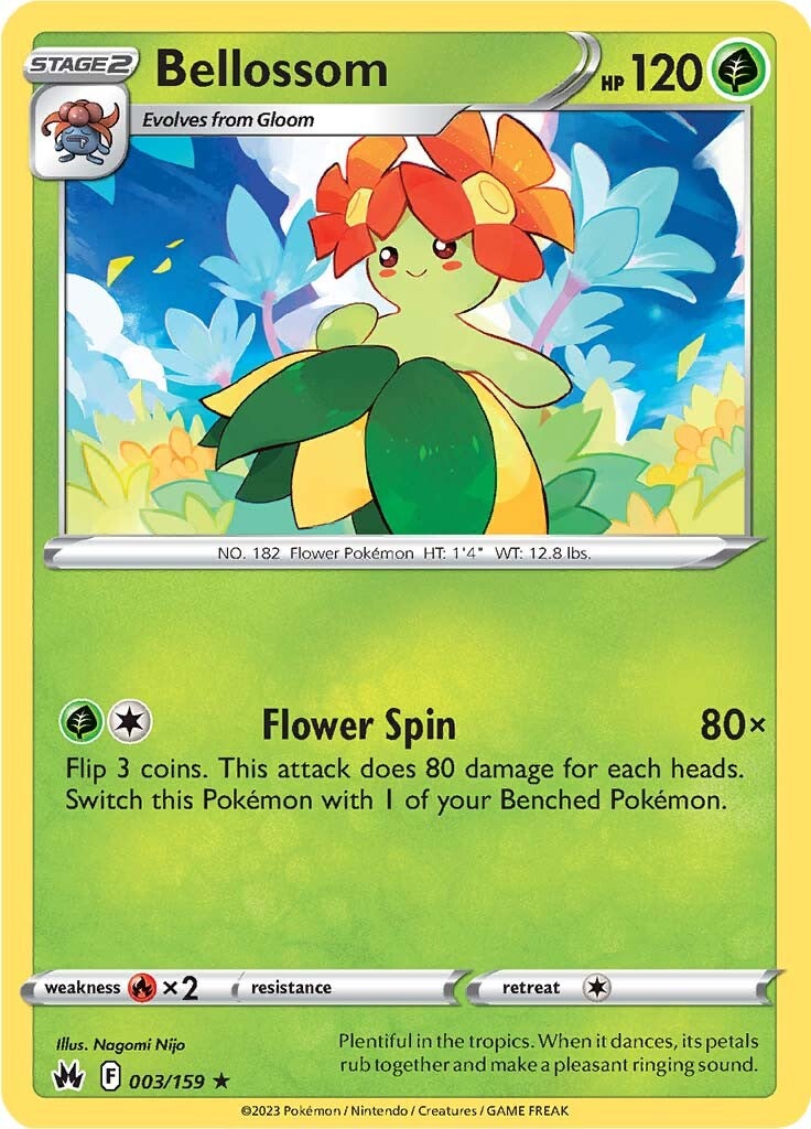 Bellossom (003/159) [Sword & Shield: Crown Zenith] | Pegasus Games WI