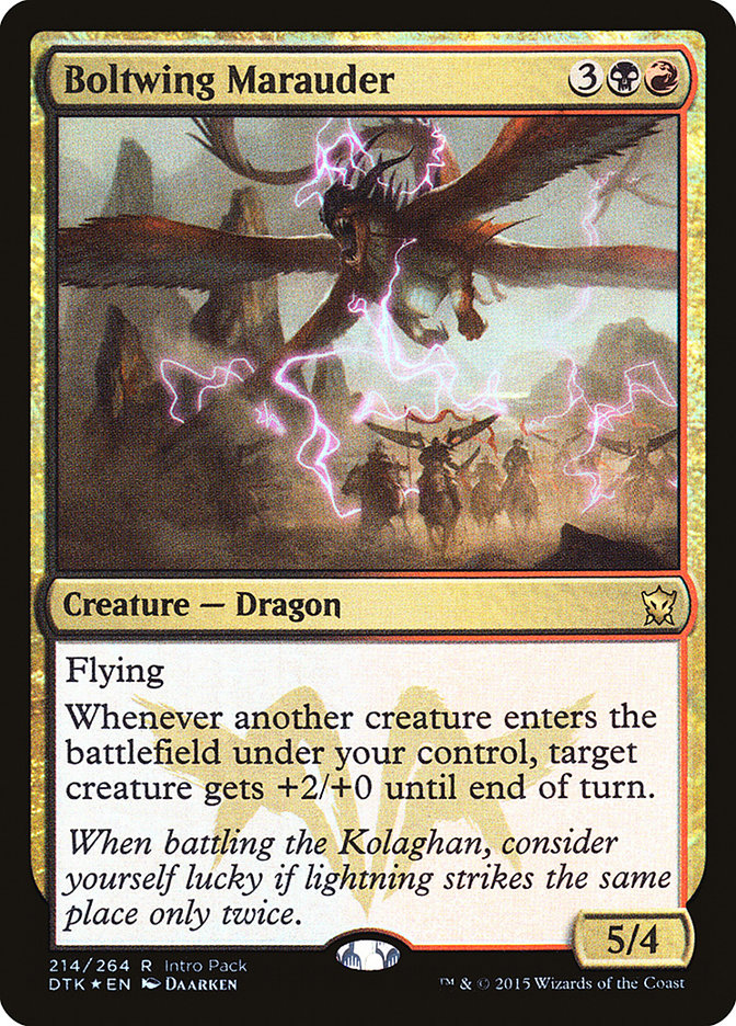 Boltwing Marauder (Intro Pack) [Dragons of Tarkir Promos] | Pegasus Games WI