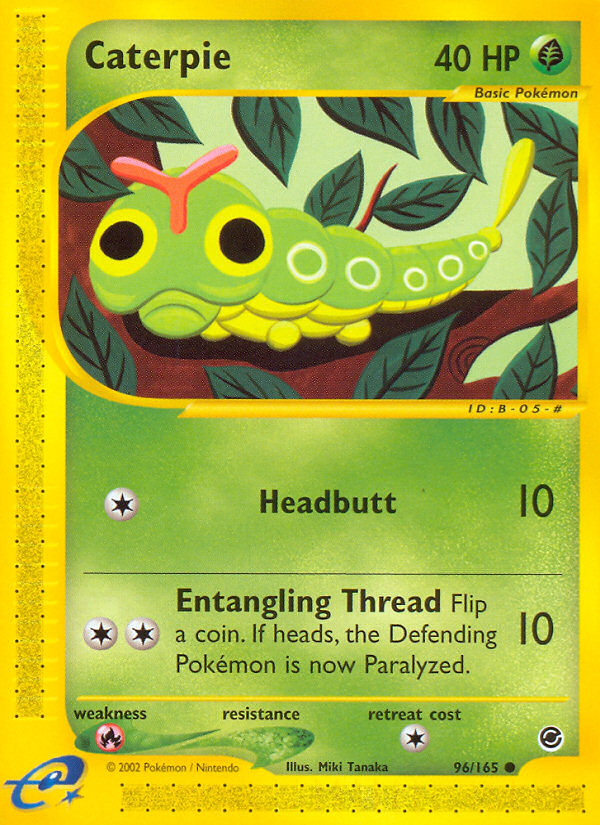 Caterpie (96/165) [Expedition: Base Set] | Pegasus Games WI