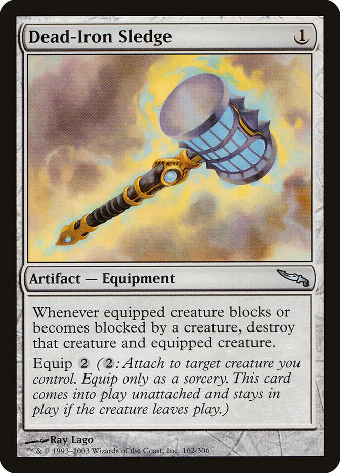 Dead-Iron Sledge [Mirrodin] | Pegasus Games WI