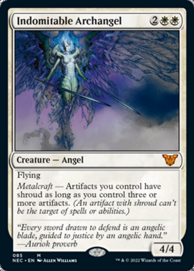 Indomitable Archangel [Kamigawa: Neon Dynasty Commander] | Pegasus Games WI