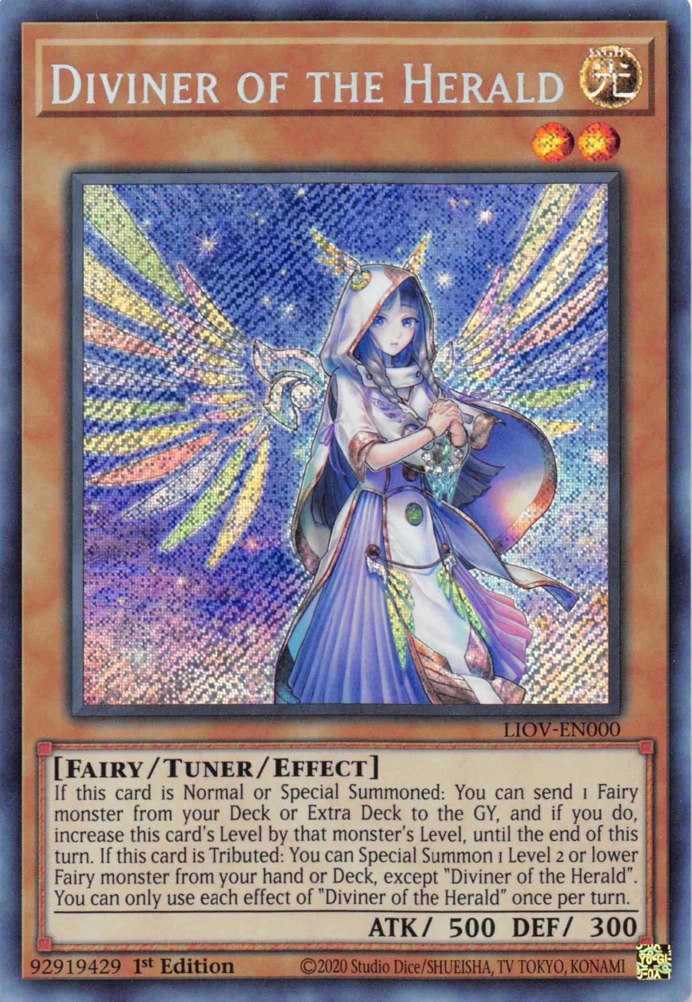 Diviner of the Herald [LIOV-EN000] Secret Rare | Pegasus Games WI