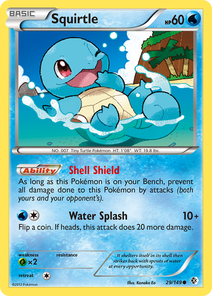 Squirtle (29/149) [Black & White: Boundaries Crossed] | Pegasus Games WI