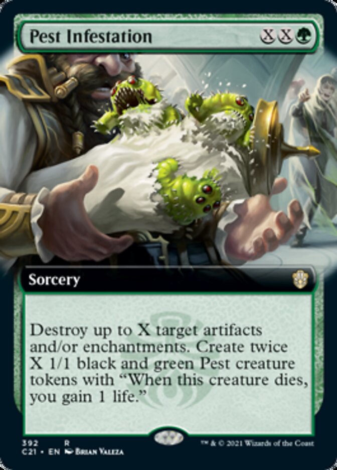 Pest Infestation (Extended Art) [Commander 2021] | Pegasus Games WI