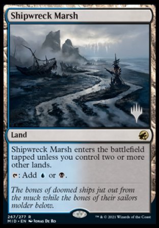 Shipwreck Marsh (Promo Pack) [Innistrad: Midnight Hunt Promos] | Pegasus Games WI