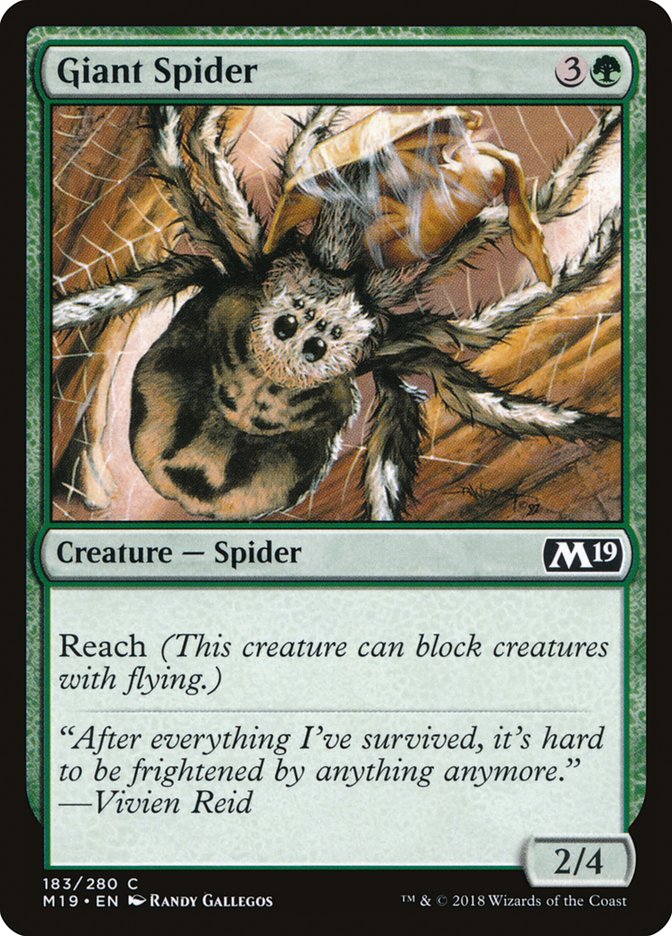 Giant Spider [Core Set 2019] | Pegasus Games WI