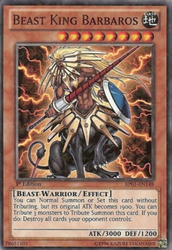 Beast King Barbaros [BP01-EN148] Starfoil Rare | Pegasus Games WI