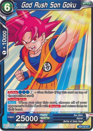 God Rush Son Goku (Starter Deck - The Awakening) [SD1-02] | Pegasus Games WI