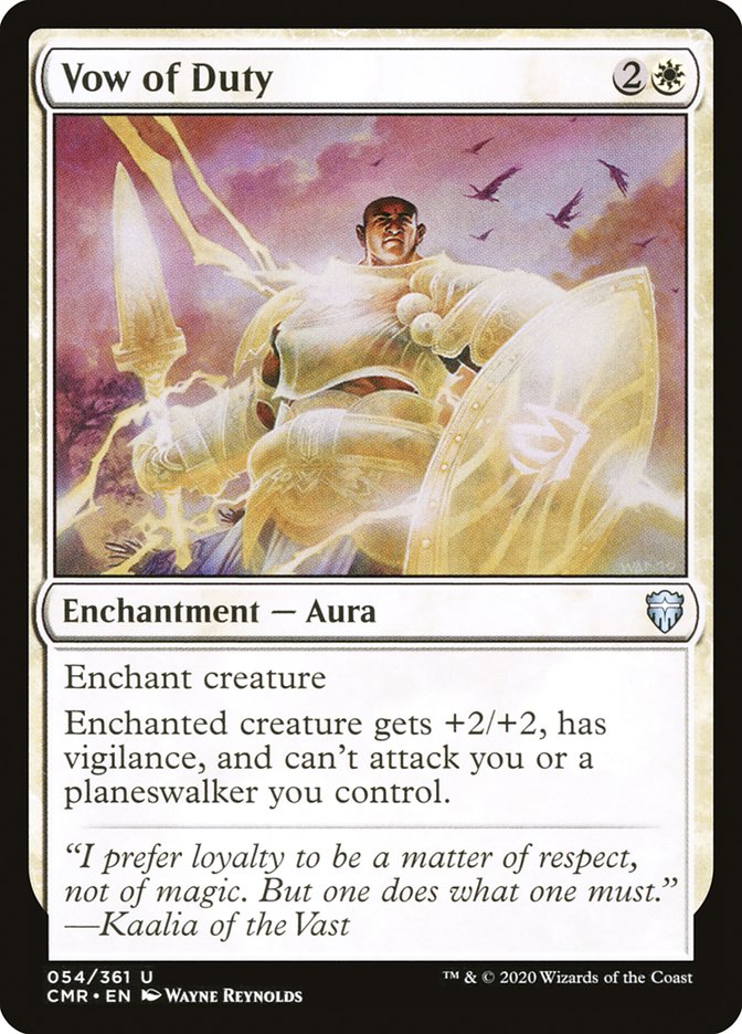 Vow of Duty [Commander Legends] | Pegasus Games WI