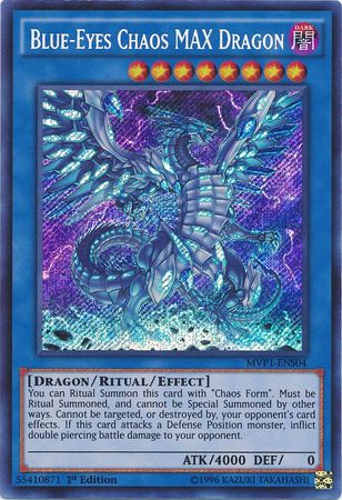 Blue-Eyes Chaos MAX Dragon [MVP1-ENS04] Secret Rare | Pegasus Games WI