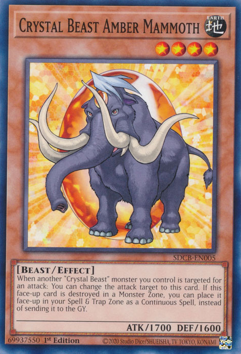 Crystal Beast Amber Mammoth [SDCB-EN005] Common | Pegasus Games WI