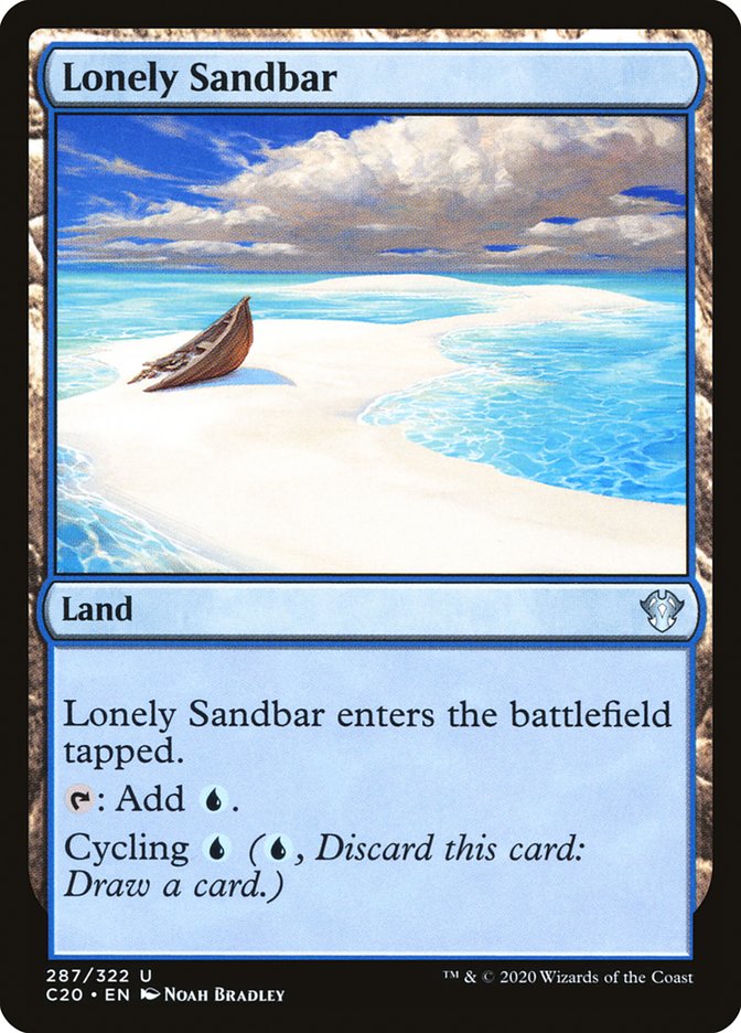 Lonely Sandbar [Commander 2020] | Pegasus Games WI