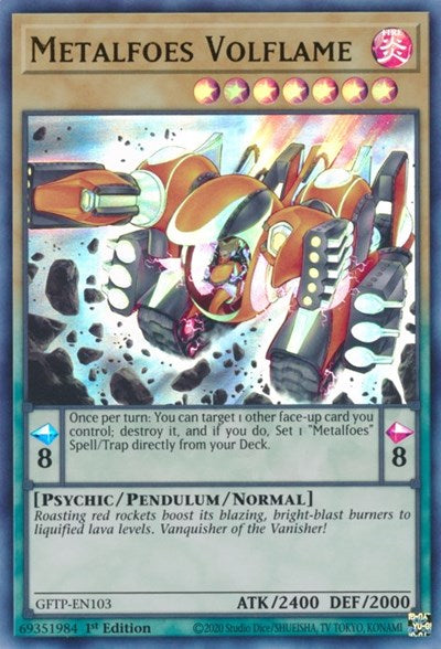 Metalfoes Volflame [GFTP-EN103] Ultra rare | Pegasus Games WI