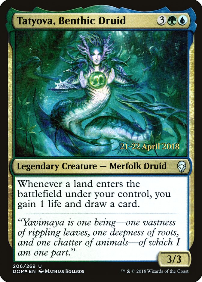 Tatyova, Benthic Druid [Dominaria Prerelease Promos] | Pegasus Games WI