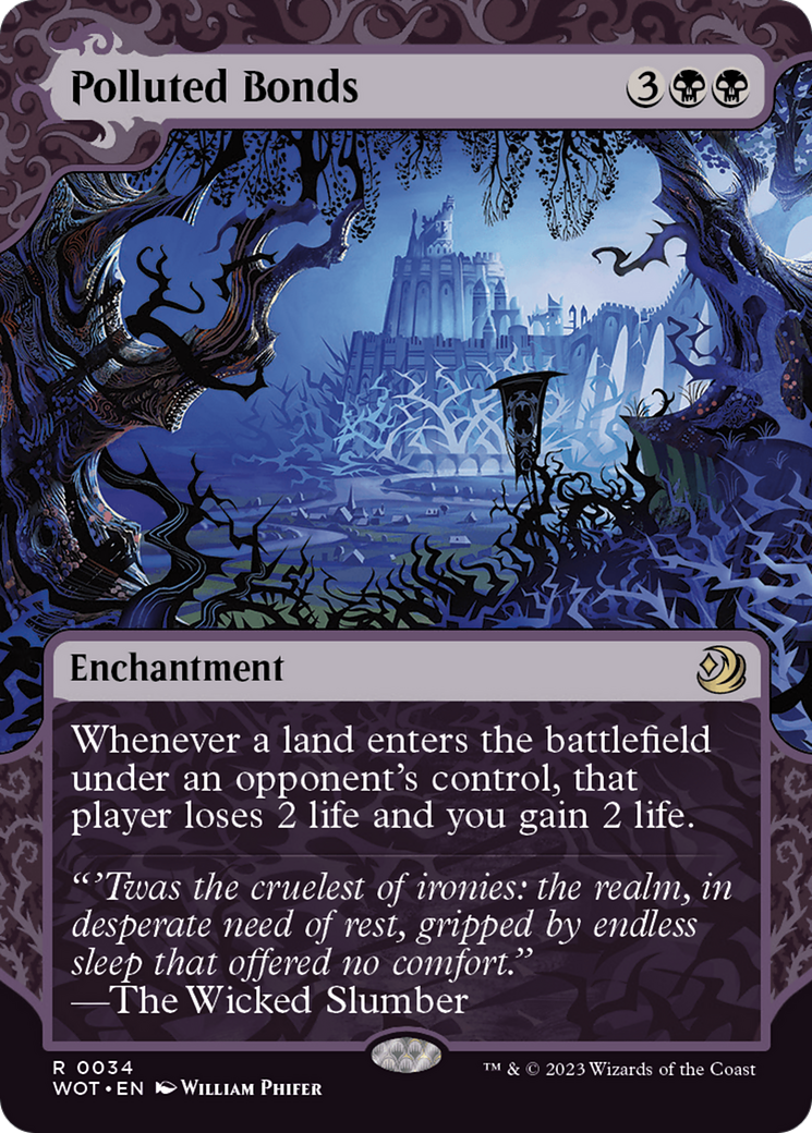 Polluted Bonds [Wilds of Eldraine: Enchanting Tales] | Pegasus Games WI