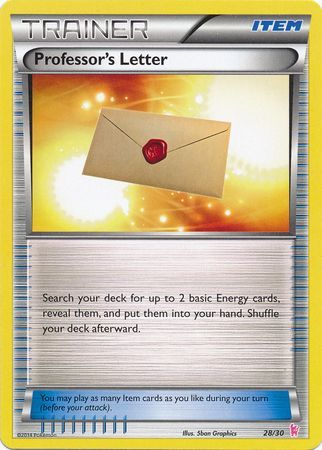 Professor's Letter (28/30) [XY: Trainer Kit - Sylveon] | Pegasus Games WI